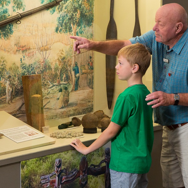Enjoy the fascinating displays at the Whangārei Museum, Kiwi North A display at the Whangārei Museum, Kiwi North