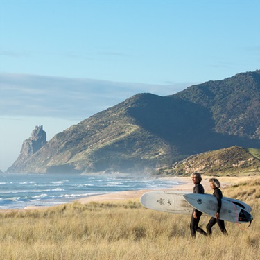 Surfers at Ocean Beach
